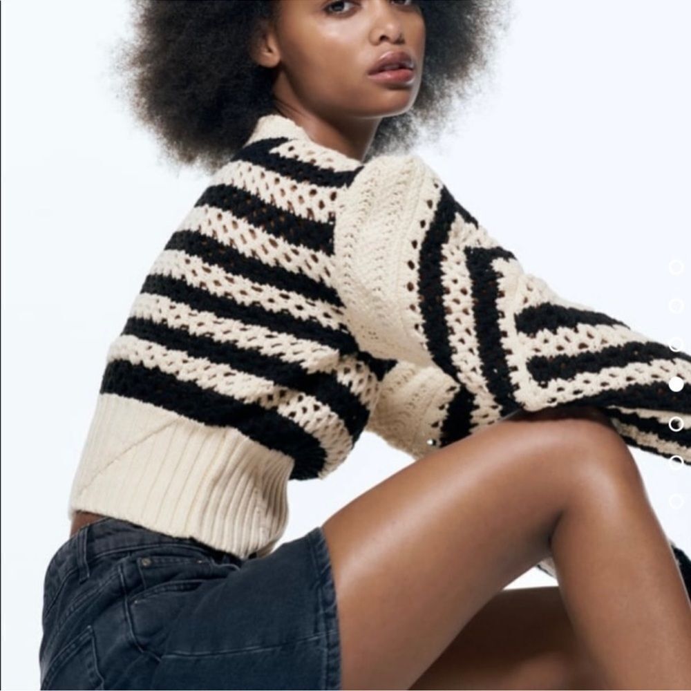 Zara blogger favorite knit sweater Limited edition - Picture 5 of 8